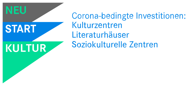 Logo: Neustart Kultur - Corona-bedingte Investitionen
